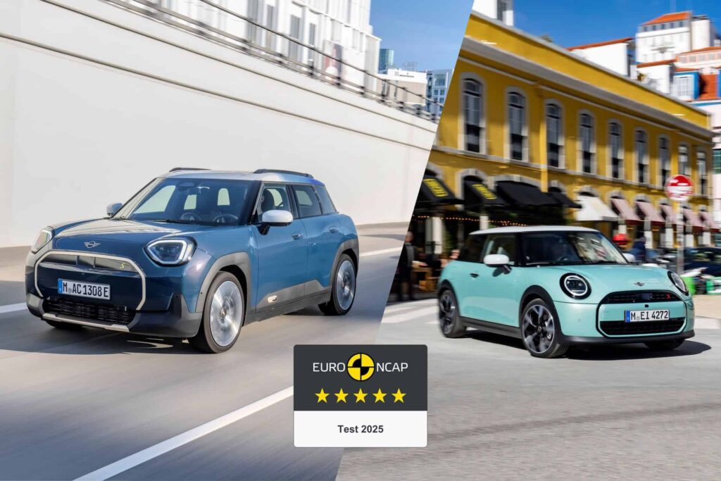 MINI Cooper y MINI Aceman obtienen cinco estrellas en Euro NCAP
