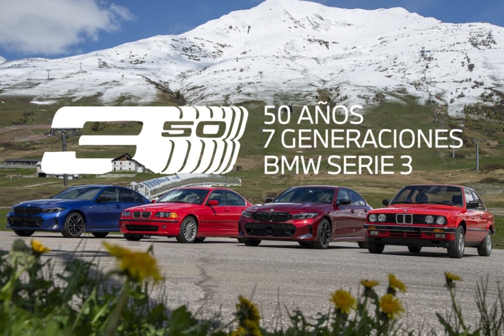BMW Serie 3: 50 años de excelencia y placer de conducir