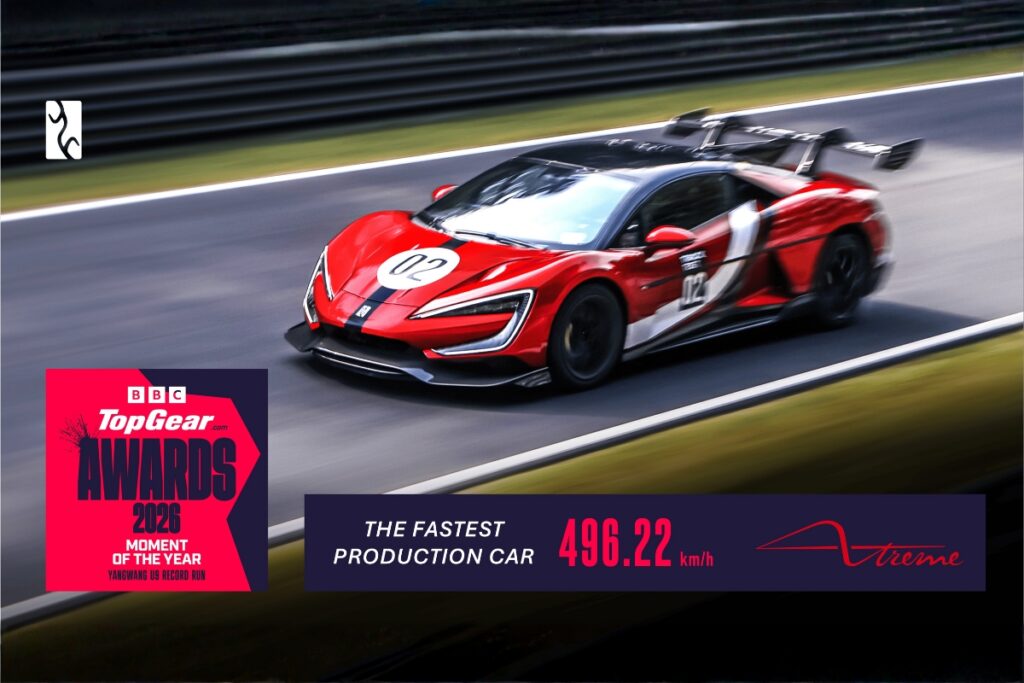El Yangwang U9 Xtreme alcanza un récord histórico y es nombrado “Momento del Año” por TopGear