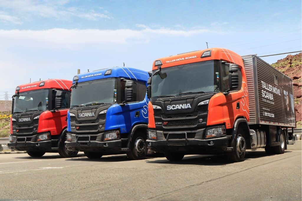 Scania lanza Talleres Móviles para mantenimiento directo en operación