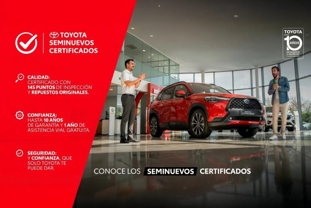 Toyota del Perú renueva su programa Toyota Seminuevos Certificados