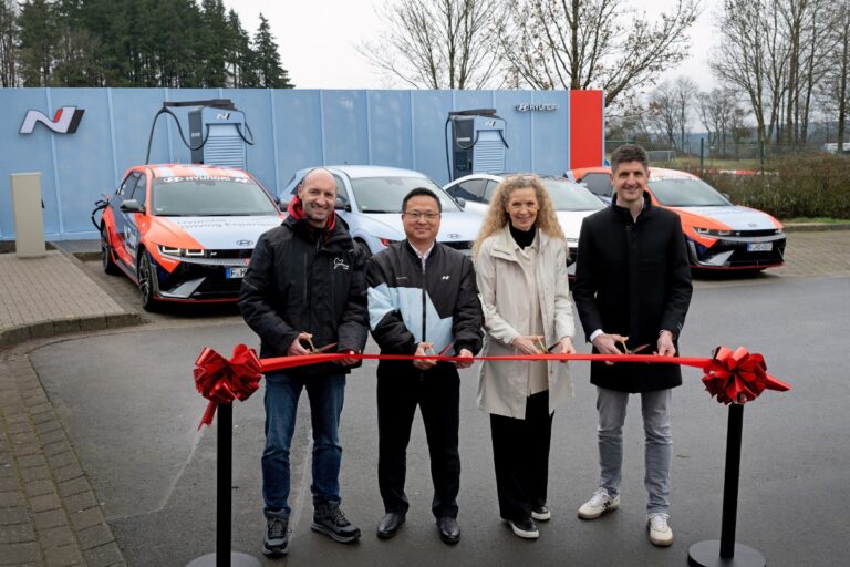 Hyundai instala cargadores ultrarrápidos en Nürburgring para vehículos eléctricos