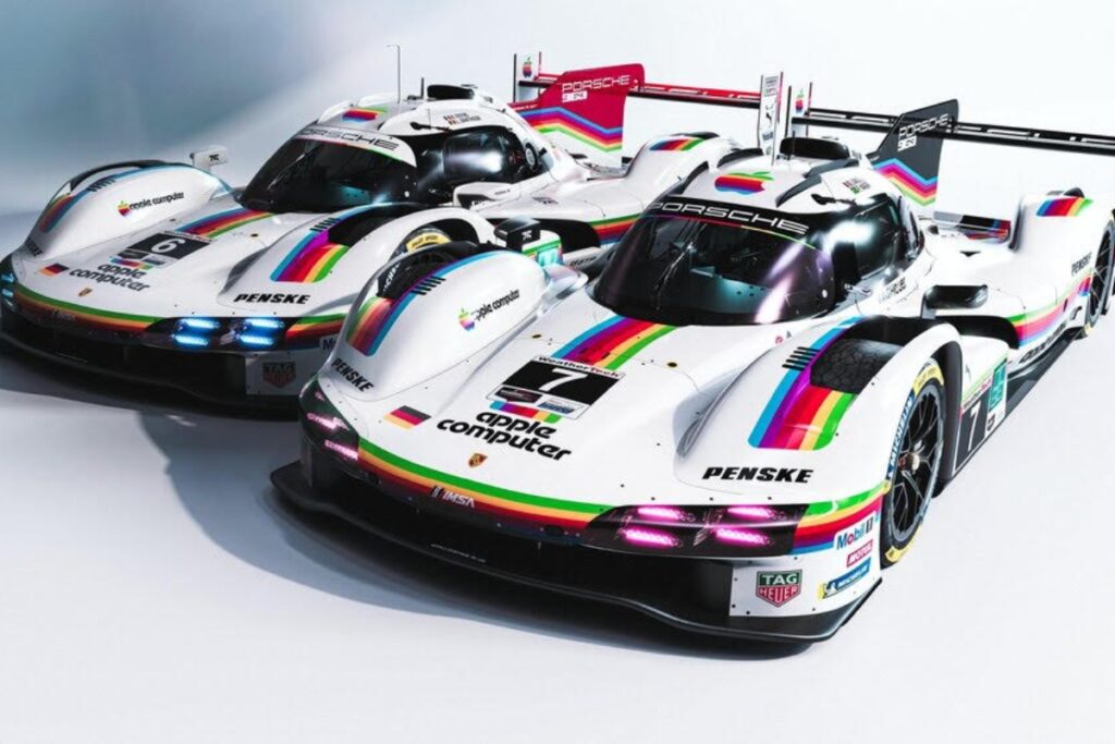Porsche competirá en Laguna Seca con una decoración histórica inspirada en Apple