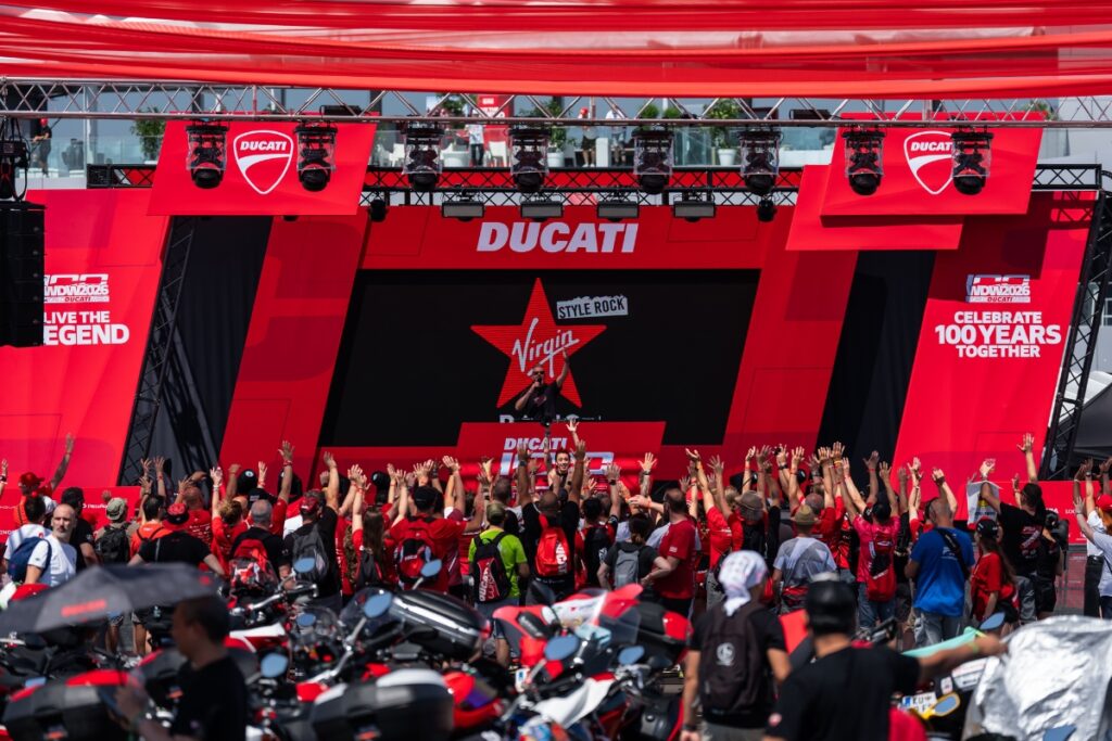 Ducati celebra 100 años con la World Ducati Week más grande de su historia
