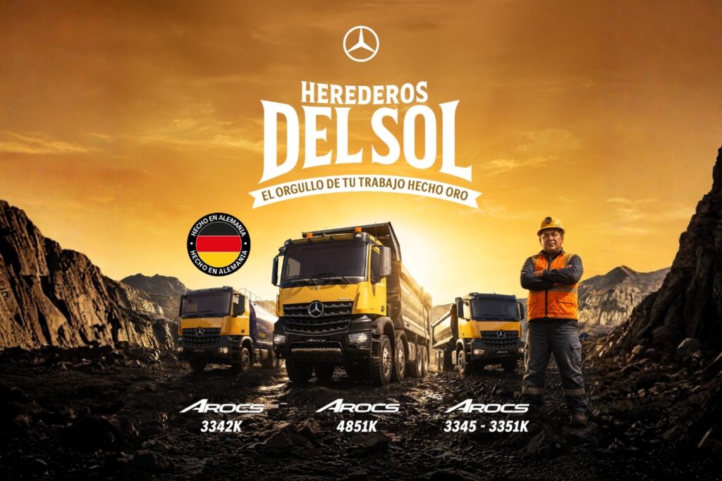 Divemotor presenta la nueva línea Mercedes-Benz Arocs con la campaña “Herederos del Sol”