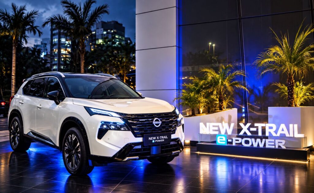 Nissan X-Trail e-POWER durante su presentación en Perú