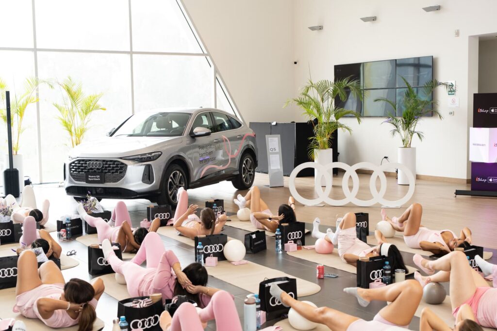 Audi Pink Yoga 2026 reunió a más de 60 participantes