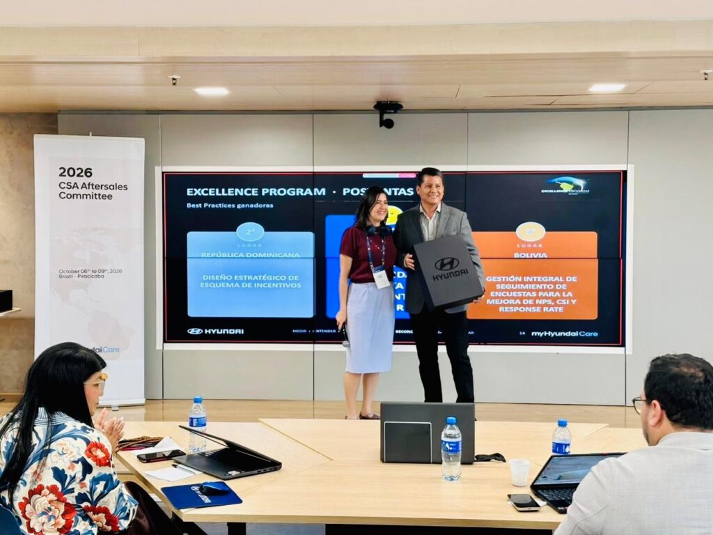 Hyundai Perú gana premio regional por su gestión de posventa